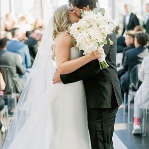 Cathedral Length Swarovski Crystal Veil